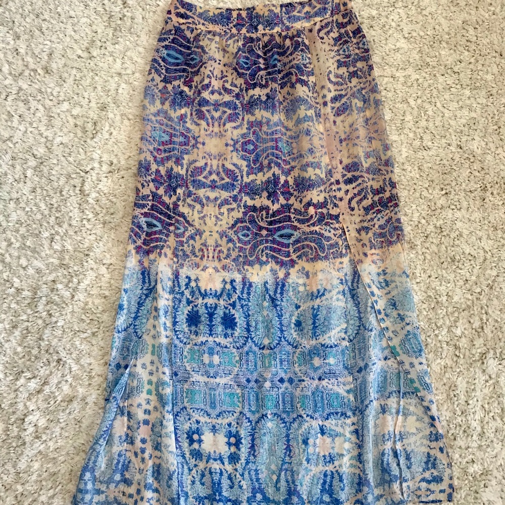 Anthropologie Maeve Maxi Skirt